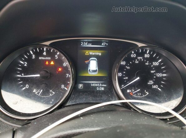 KNMAT2MV7GP626014 2016 NISSAN ROGUE Gray Vista de los asientos traseros