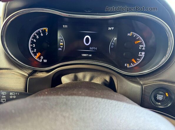 1C4RJFCG7JC411380 2018 JEEP GRAND White Вид щитка приладів