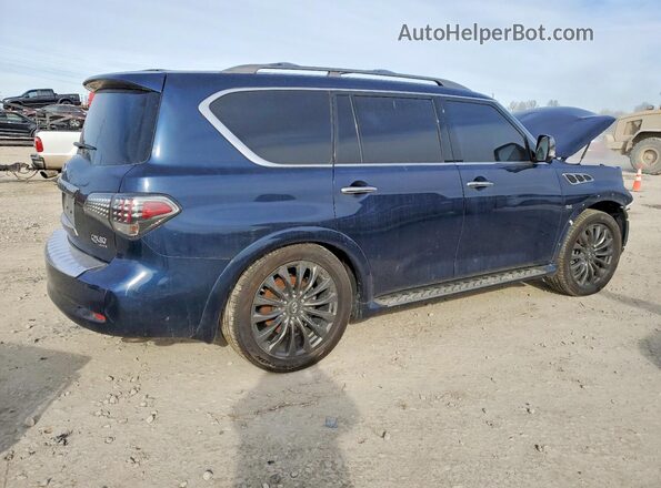 JN8AZ2NE6G9120440 2016 INFINITI QX80 Черный Передняя правая четверть