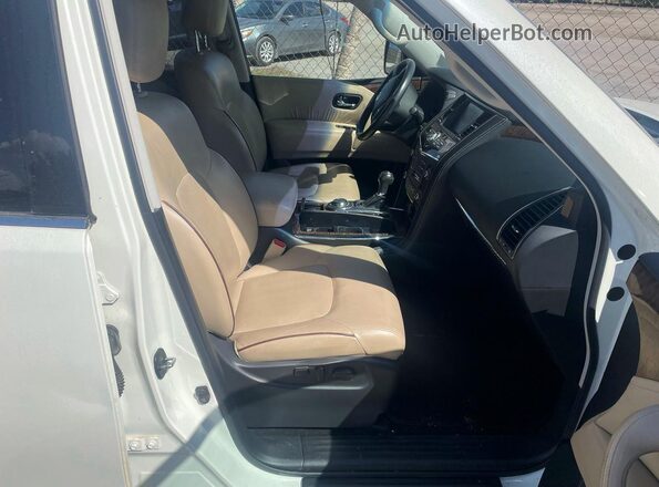 JN8AY2NC9H9501833 2017 NISSAN ARMADA White Вид ззаду