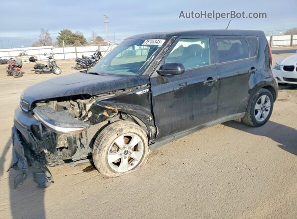 KNDJN2A26J7570529 2018 KIA SOUL Черный Задняя левая четверть