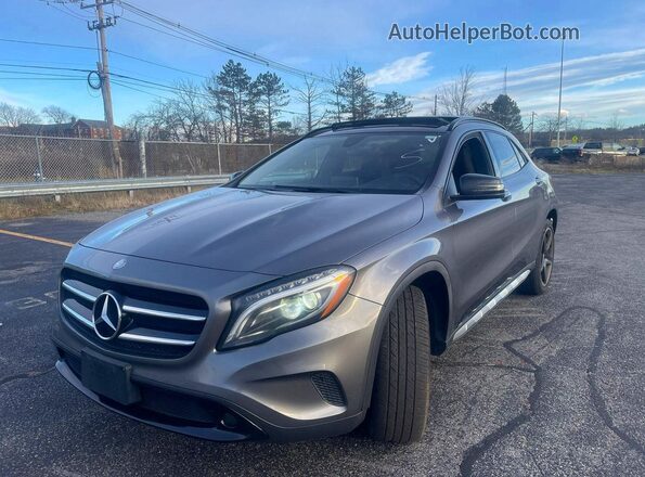 WDCTG4GB7HJ296321 2017 MERCEDES-BENZ GLA Серый Задняя правая четверть