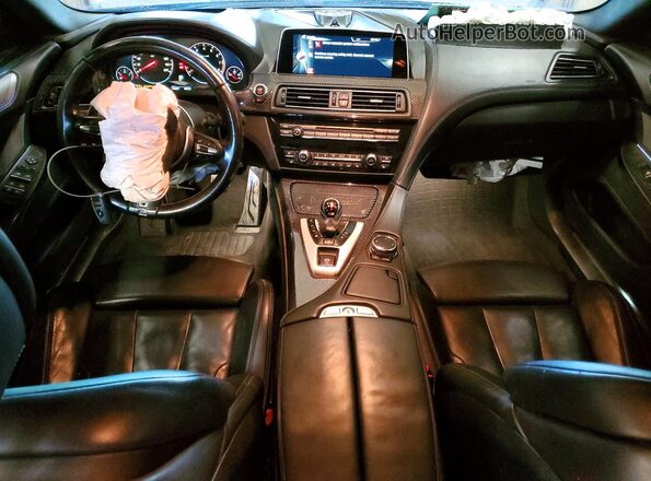 WBS6E9C54GGF92636 2016 BMW M6 Черный Вид щитка приборов