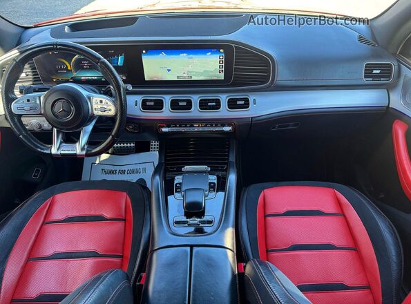 4JGFB6BB0MA450099 2021 MERCEDES-BENZ GLE Красный Вид подкапотного пространства