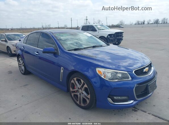 6G3F15RW5HL305230 2017 CHEVROLET SS Синий Передняя правая четверть