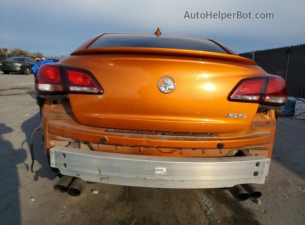 6G3F25RW1HL305500 2017 CHEVROLET SS Orange Rear view