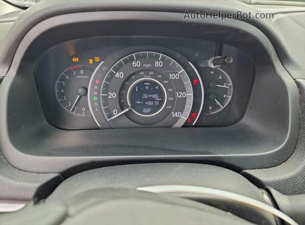 2HKRM3H45GH559092 2016 HONDA CRV Silver Widok tylnych siedzeń
