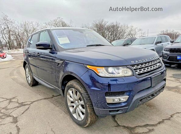 SALWR2VF1GA552189 2016 LAND ROVER RANGE Blue Rear left