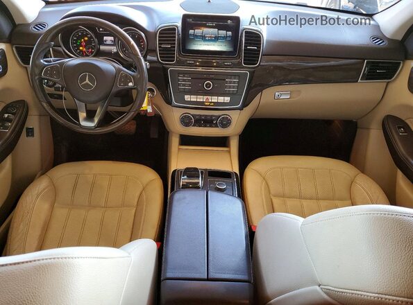 4JGDA5JB2GA699742 2016 MERCEDES-BENZ GLE Blue Widok zestawu wskaźników
