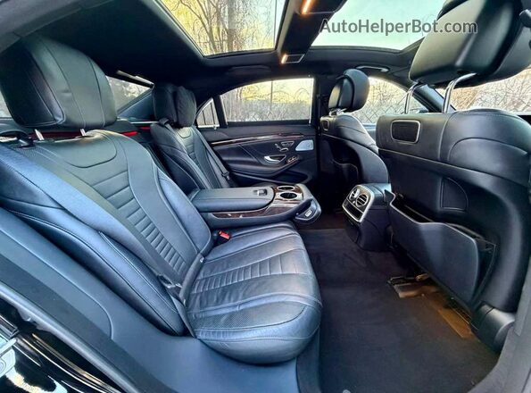 WDDUG8GBXKA428437 2019 MERCEDES-BENZ S Черный Вид салона спереди