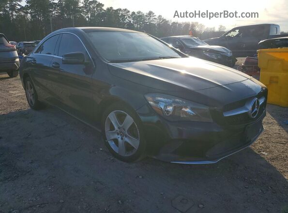 WDDSJ4EB2JN563648 2018 MERCEDES-BENZ CLA-CLASS Black Դիմացի տեսք