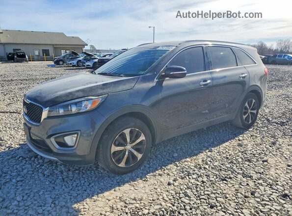 5XYPH4A19GG005319 2016 KIA SORENTO Угольный Задняя левая четверть