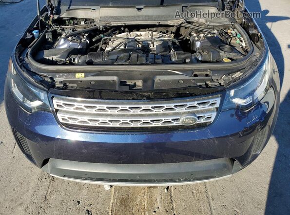 SALRRBBV4HA045653 2017 LAND ROVER DISCOVERY Синий Вид наклейки с VIN-кодом