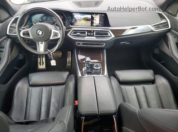 5UXCR4C05LLW63894 2020 BMW X5 White Vista del cuadro de instrumentos