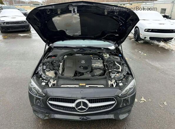 W1KAF4GB8PR095842 2023 MERCEDES-BENZ C-CLASS Black Widok tylnych siedzeń