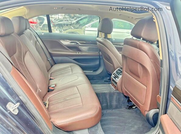 WBA7E4C54JGV23896 2018 BMW OTHER Синий Вид салона спереди