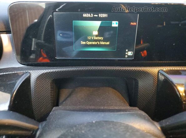 W1K3G4EB8LW047830 2020 MERCEDES-BENZ A Black Widok tylnych siedzeń