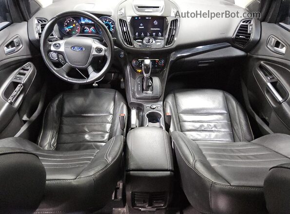 1FMCU9J93GUB85405 2016 FORD ESCAPE Gray ხელსაწყოთა პანელის ხედი