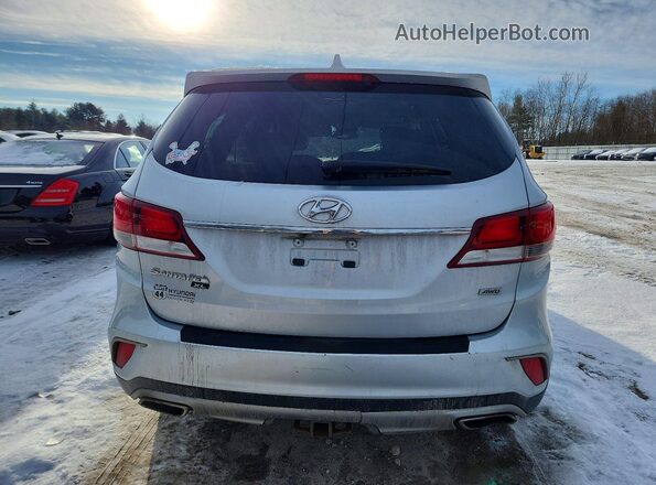 KM8SMDHF0KU304935 2019 HYUNDAI SANTA Серебряный Вид салона спереди