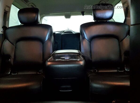 JN8AZ2AE2M9270644 2021 INFINITI QX80 Синий Вид задней части салона
