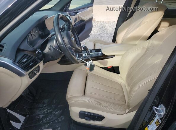 5UXKT0C58J0V99401 2018 BMW X5 Black Առջևի վահանակի տեսք
