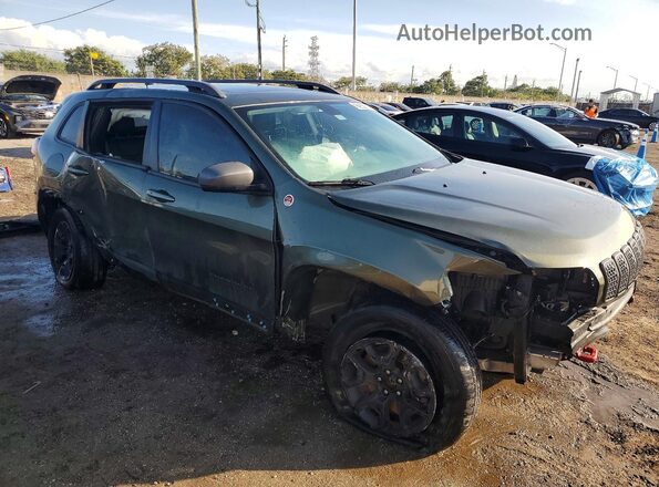 1C4PJMBX5KD169410 2019 JEEP CHEROKEE Green Widok z przodu