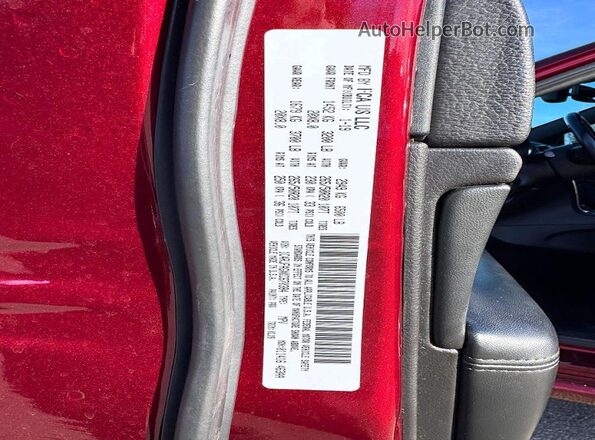 1C4RJFAGXKC670384 2019 JEEP GRAND CHER Бордовый Вид задней части салона