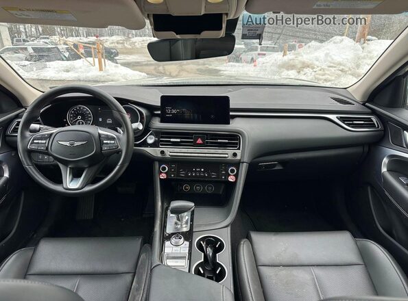 KMTG34SC9SU149489 2025 GENESIS G70 Серый Вид салона спереди