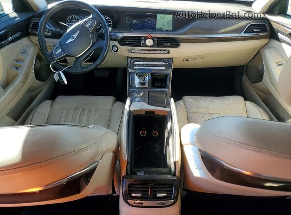 KMHG54JHXHU024950 2017 GENESIS G90 Черный Вид щитка приборов