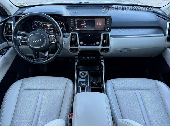 KNDRJDLH0N5069326 2022 KIA SORENTO Серебряный Вид задних сидений