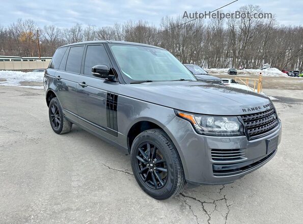 SALGR2FK1HA355105 2017 LAND ROVER RANGE Черный Вид спереди