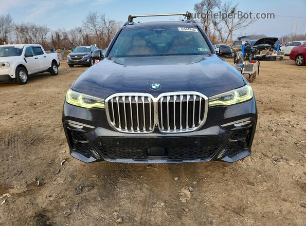 5UXCX4C55KLS37056 2019 BMW X7 Синий Вид сзади