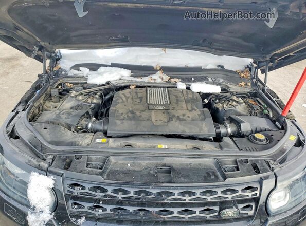 SALWS2VFXGA573241 2016 LAND ROVER RANGE ROVER Black VIN კოდის სტიკერის ხედი