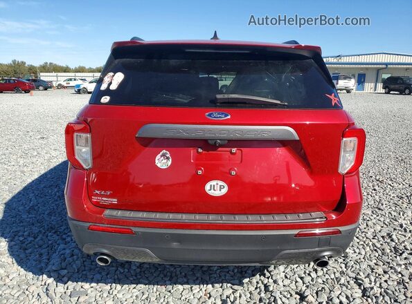 1FMSK7DH1MGA37787 2021 FORD FORD EXPLORER Red წინა სალონის ხედი