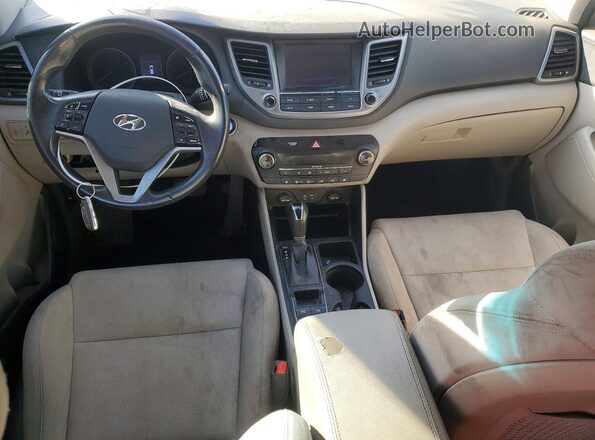 KM8J33A23JU629142 2018 HYUNDAI TUCSON Серый Вид щитка приборов
