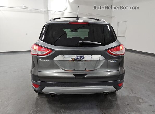 1FMCU9J93GUB85405 2016 FORD ESCAPE Gray წინა სალონის ხედი