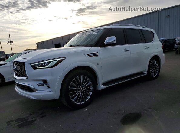 JN8AZ2NF6K9686244 2019 INFINITI QX80 Белый Задняя левая четверть