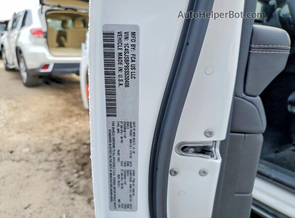 1C4SJSBP9SS530406 2025 JEEP WAGONEER Белый Панорамный вид салона 360°