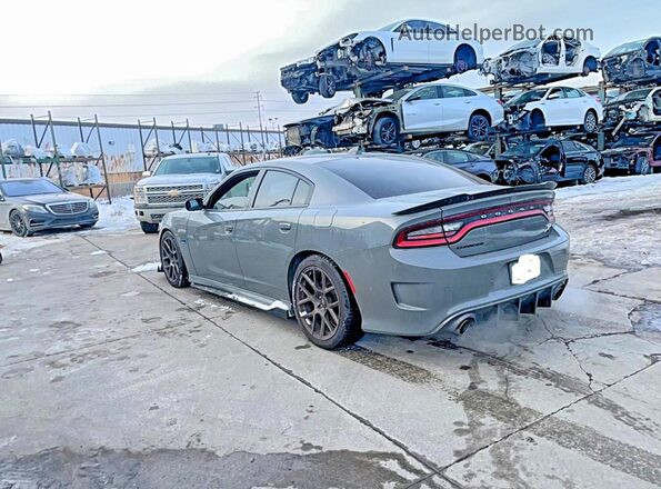 2C3CDXGJ1KH662732 2019 DODGE CHARGER Серый Передняя правая четверть