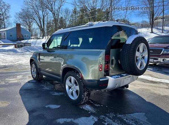 SALEV6RU6M2049366 2021 LAND ROVER DEFENDER Green Tył prawy