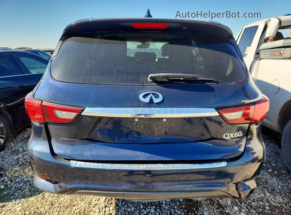 5N1DL0MN8KC548212 2019 INFINITI QX60 Blue Вид салону спереду