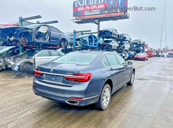 WBA7E4C54JGV23896 2018 BMW OTHER Синий Вид спереди