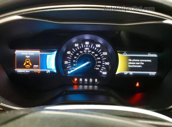 3FA6P0HD7KR176789 2019 FORD FUSION Коричневый Вид задних сидений