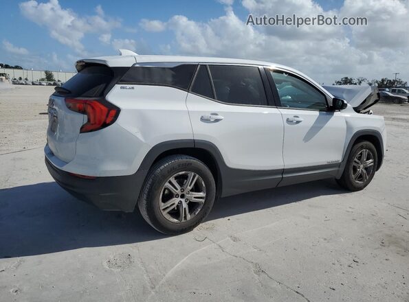3GKALMEV2LL144409 2020 GMC TERRAIN Белый Передняя правая четверть