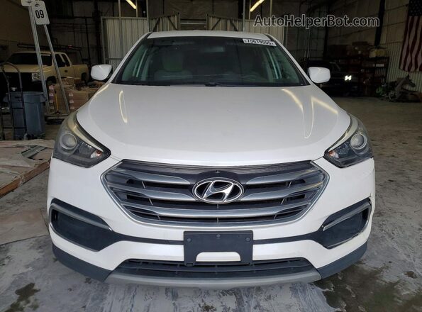 5NMZTDLB7JH095466 2018 HYUNDAI SANTA FE Белый Вид сзади
