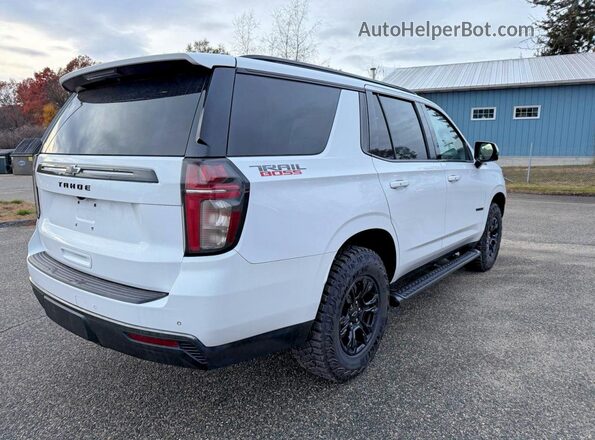1GNSKPKDXMR201487 2021 CHEVROLET TAHOE Белый Вид спереди