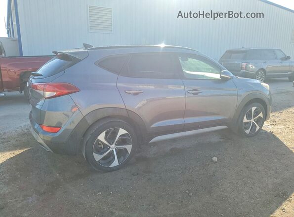 KM8J33A23JU629142 2018 HYUNDAI TUCSON Серый Передняя правая четверть