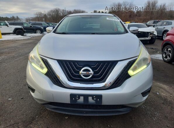 5N1AZ2MH8HN124047 2017 NISSAN MURANO Silver Widok z tyłu