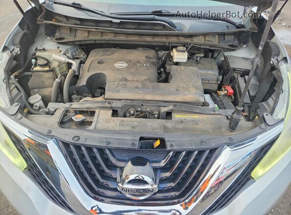 5N1AZ2MH8HN124047 2017 NISSAN MURANO Silver Widok komory silnika