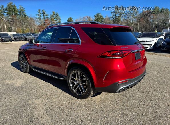 4JGFB6BB0MA450099 2021 MERCEDES-BENZ GLE Красный Передняя правая четверть